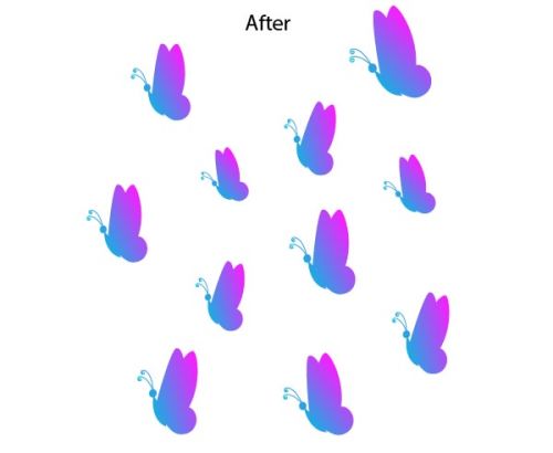 آموزش جابجایی و تکثیر اشکال در ایلوستریتور